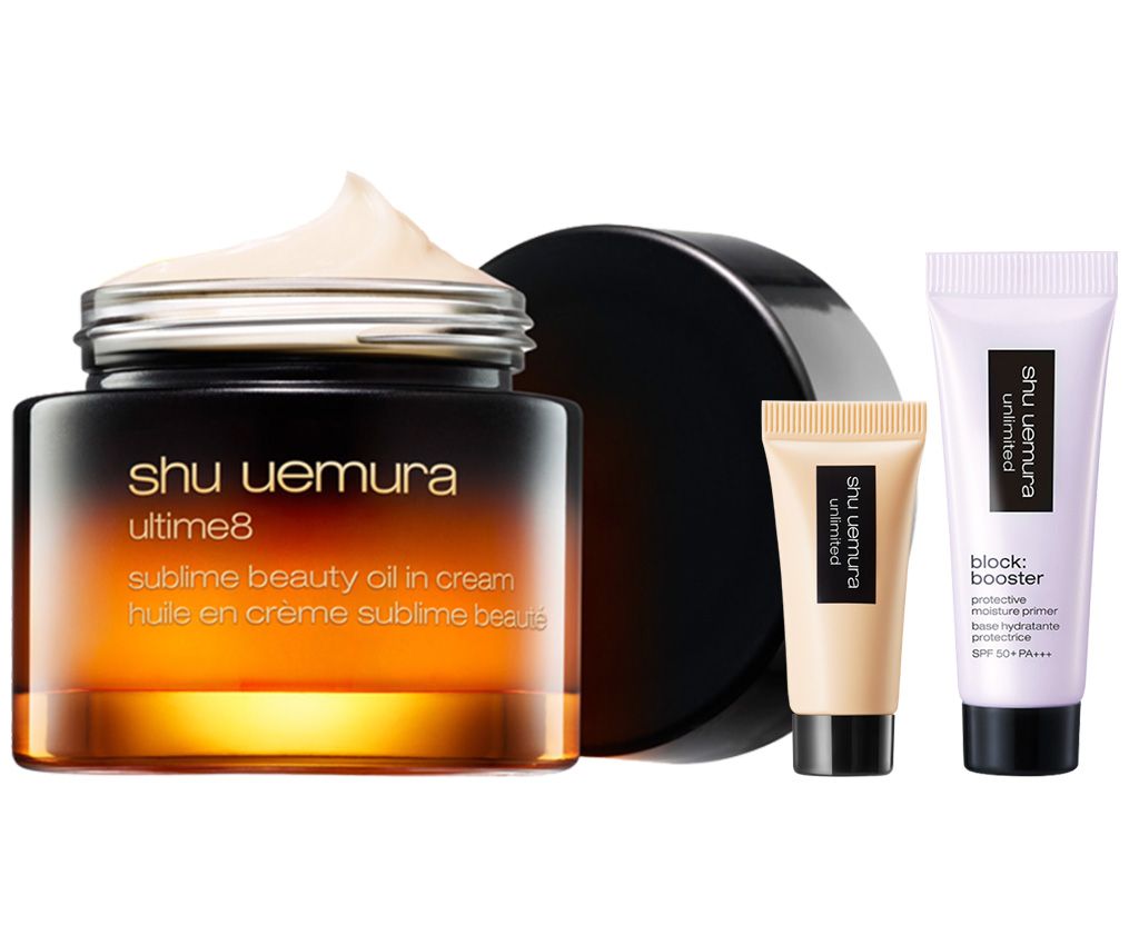 ultime8 sublime skincare set (ultime8 sublime beauty oil in cream)